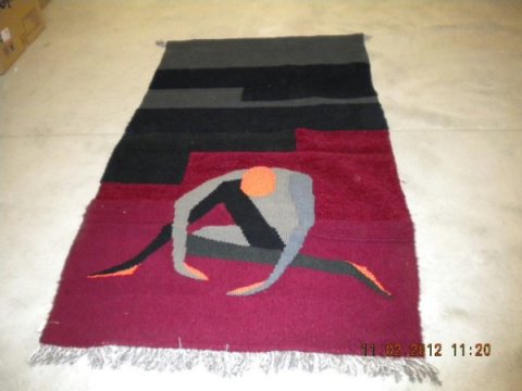  Arazzo cinilia e lana Arazzo in lana da appendere