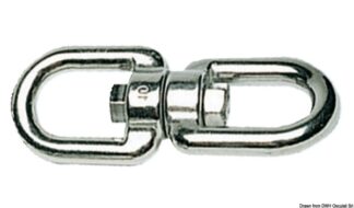Girella inox doppio occhio 6 mm - 01.018.06 Osculati