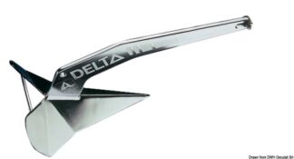 Ancora Delta inox 16 kg - 01.107.16 Osculati Ancore, musoni e ammortizzatori