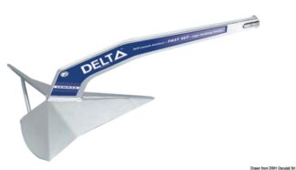 Ancora Delta 25 kg in acciaio zincato - 01.108.25 Osculati Ancore, musoni e ammortizzatori