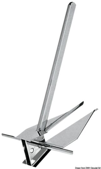 Ancora tipo Danforth inox 15 kg - 01.146.15 Osculati