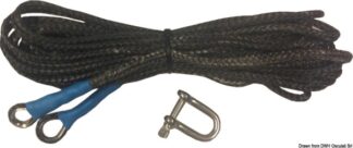 Cavo di prolunga per grippia 10 mt portata 1200 kg - 01.211.09 Osculati Ancore, musoni e ammortizzatori