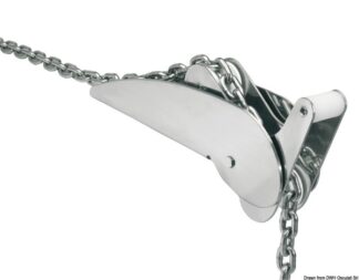 Musone a ribalta pesante Classic 695 mm - 01.333.05 Osculati Ancore, musoni e ammortizzatori