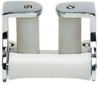 Passacatena ottone cromato 3 rulli - 01.345.00 Osculati Ancore, musoni e ammortizzatori