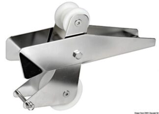 Musone inox a bascula max 14 kg - 01.419.00 Osculati Ancore, musoni e ammortizzatori