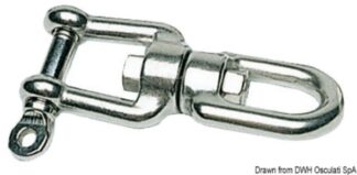 Girella inox occhio/grillo 5 mm - 01.427.99 Osculati Ancore, musoni e ammortizzatori