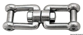 Girella inox grillo/grillo con perno a filo 13 mm - 01.439.03 Osculati Ancore, musoni e ammortizzatori