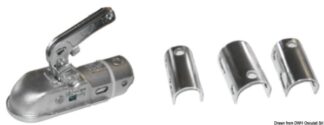 Gancio traino tondo da 35 a 50 cm max 2000 kg - 02.010.68 Osculati Verricelli e thruster