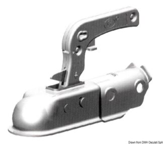 Gancio traino tondo 35 mm max 750 kg - 02.010.74 Osculati Verricelli e thruster