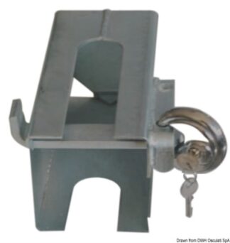 Antifurto universale per carrello - 02.010.81 Osculati Verricelli e thruster