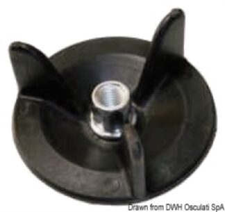 Supporto per ruota di scorta Ø 87 mm - 02.010.85 Osculati Verricelli e thruster