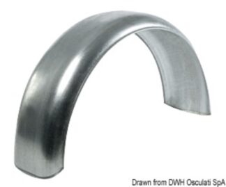 Parafango in ferro zincato ruote 13"/14" - 02.012.01 Osculati Verricelli e thruster