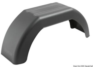 Parafango in Moplen ruote 10" - 02.012.03 Osculati Verricelli e thruster