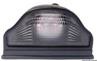Fanale posteriore LED per targa - 02.021.36 Osculati Verricelli e thruster