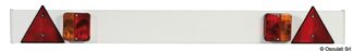 Barra posteriore in plastica con luci 120 cm - 02.023.15 Osculati Verricelli e thruster