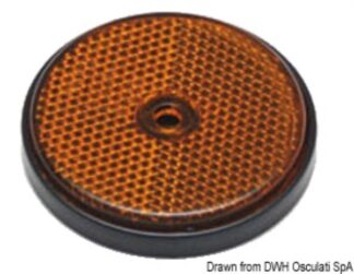 Catarifrangente arancio 60 mm - 02.023.30 Osculati Verricelli e thruster