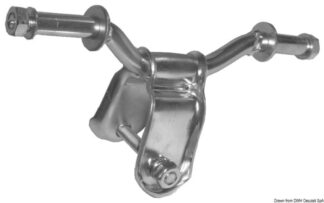 Staffa rullo laterale rialzata 40 mm - 02.029.33 Osculati Verricelli e thruster