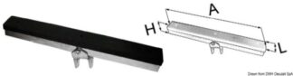 Appoggio laterale con staffa 500 mm - 02.029.52 Osculati Verricelli e thruster
