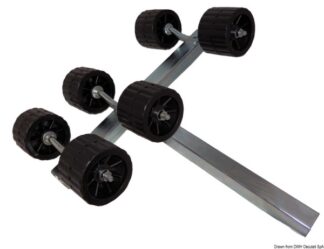 Rullo basculante 40 mm 6 rulli - 02.031.25 Osculati Verricelli e thruster