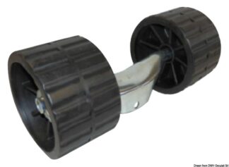 Staffa con rulli oscillanti blu - 02.031.52 Osculati