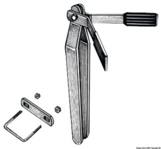 Fermo di prua completo h 50 cm - 02.040.37 Osculati Verricelli e thruster