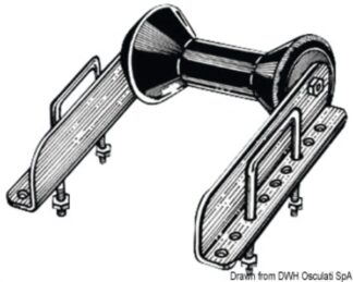Rullo posteriore 60 mm singolo - 02.040.71 Osculati Verricelli e thruster