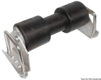 Rullo centrale con staffa Ellebi - 02.040.75 Osculati Verricelli e thruster