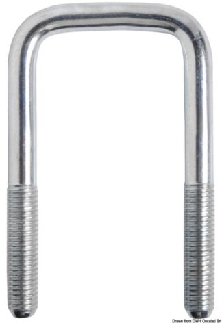 Staffa ad U 50 mm - 02.040.85 Osculati Verricelli e thruster