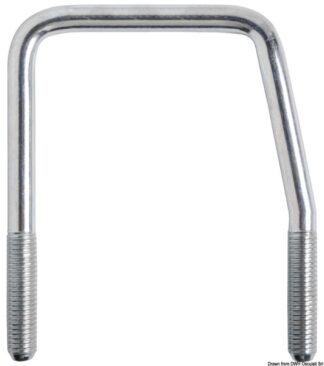 Staffa ad U 60 mm - 02.040.87 Osculati Verricelli e thruster