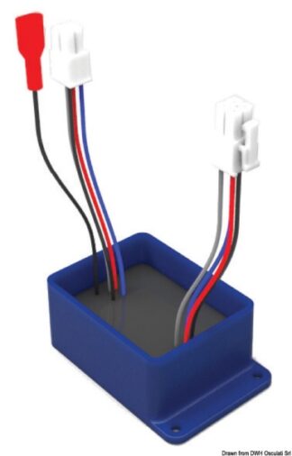 Adattatore comando Blue per thruster Black - 02.045.90 Osculati Verricelli e thruster
