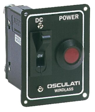 Pannello con interruttore di sicurezza 50 A - 02.340.01 Osculati Verricelli e thruster