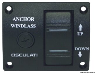 Pannello di comando per verricelli 75 x 62 mm - 02.341.20 Osculati Verricelli e thruster