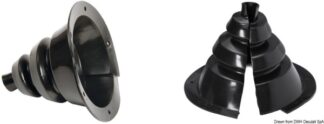 Soffietto passacavo apribile Ø esterno 135 mm - 03.415.02 Osculati Ghiere, cuffie, soffietti e ricettacoli