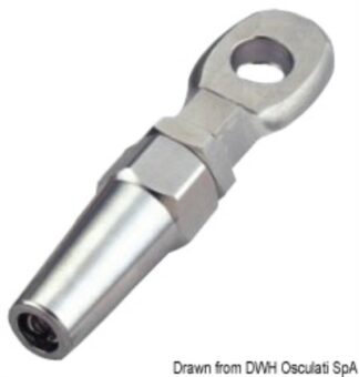 Terminale inox occhio Ø 8 mm - 05.219.08 Osculati Terminali e redance
