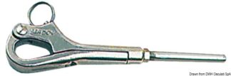 Moschettone inox pellicano 4 x 8 mm - 05.283.04 Osculati Terminali e redance