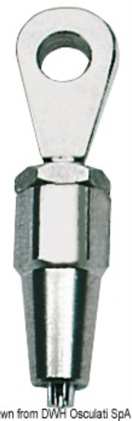 Terminale inox forc. Ø 12 mm - 05.661.12 Osculati