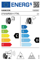 Pneumatici Auto Invernali HANKOOK RW10 275/55 R20 117T XL - immagine 2