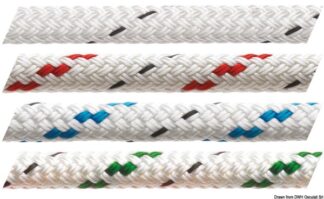 Cima Marlow Doublebraid 16 mm rossa - 06.428.16RO Osculati Cime