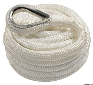 Cima ormeggio impiombata 16 mm x 11 m bianca - 06.443.73 Osculati Cime