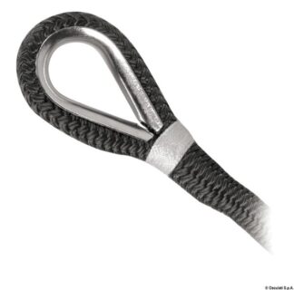 Cima ormeggio impiombata 16 mm x 11 m nera - 06.443.93 Osculati Cime