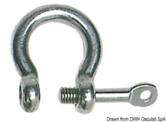 Grillo inox cetra asse imperdibile 12 mm - 08.221.12 Osculati Grilli, moschettoni