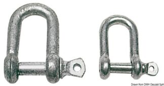 Grilli zincati a D 16 mm - 08.320.16 Osculati Grilli, moschettoni