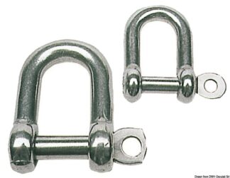Grilli inox a D mm 22 - 08.321.22 Osculati Grilli, moschettoni