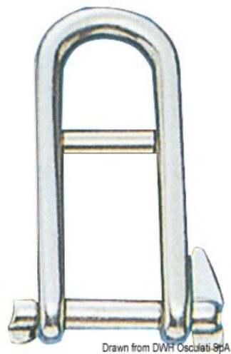 Grilli inox scatto con fermo 8 mm - 08.764.08 Osculati Grilli, moschettoni
