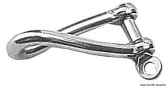 Grillo inox ritorto microfuso 12 mm - 08.856.12 Osculati Grilli, moschettoni