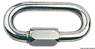 Moschettone inox a vite mm 8 - 08.874.80 Osculati Grilli, moschettoni