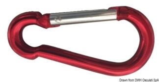 Moschettone lega leggera mm 80 - 09.183.08 Osculati Grilli, moschettoni