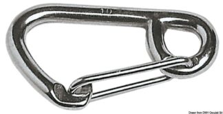 Moschettone grande inox mm 120 - 09.185.12 Osculati Grilli, moschettoni