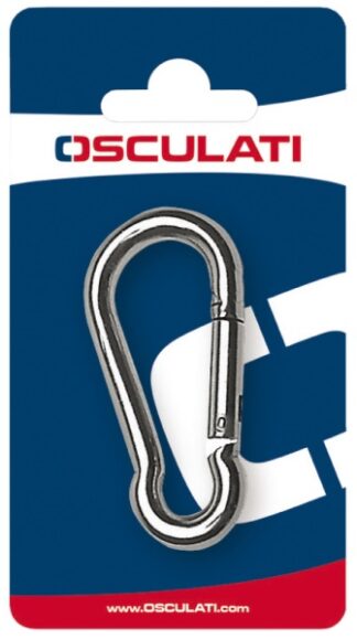 Moschettone inox 11 mm (retail 1 pz.) - 09.189.12 Osculati Moschettoni