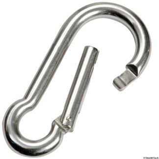 Moschettone inox senza sporgenza 5 mm - 09.190.05 Osculati Grilli, moschettoni